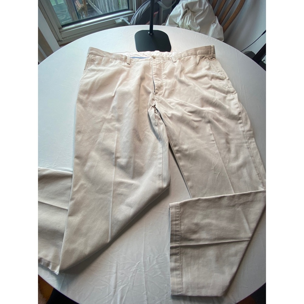 Polo Ralph Lauren Classic Fit Tan Khaki Chino Pants Mens 48x30 100% Cotton